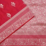 crimson Katan Banaras Saree (3)