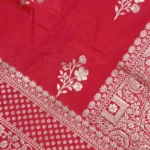 crimson Katan Banaras Saree (5)