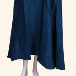 Deep Blue Crystal Embellished Long Frock (4)