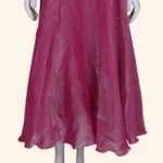 Deep Pink Embellished Long Frock (4)