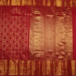 Deep Red Vintage Kanchi Pattu Saree (2)