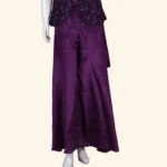Deep Royal Purple Sharara Set (3)