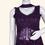 Deep Royal Purple Sharara Set (5)