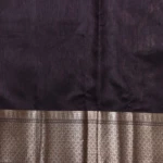Deep Wine Floral Zari Saree (4) - Copy