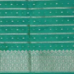 emerald green Katan Banaras Saree (4)