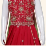 Girls Crystal Red Crop Top (3)