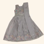 Girls Grey Crop Top (1)
