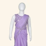 Girls Lilac Half Saree (2)