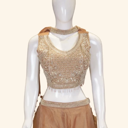 Gold Dual Shade Sharara (2)