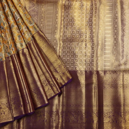 Gold Kanchipuram Pattu Saree (3)