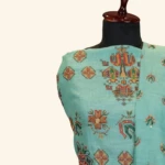 Green Kota Dress Material (4)