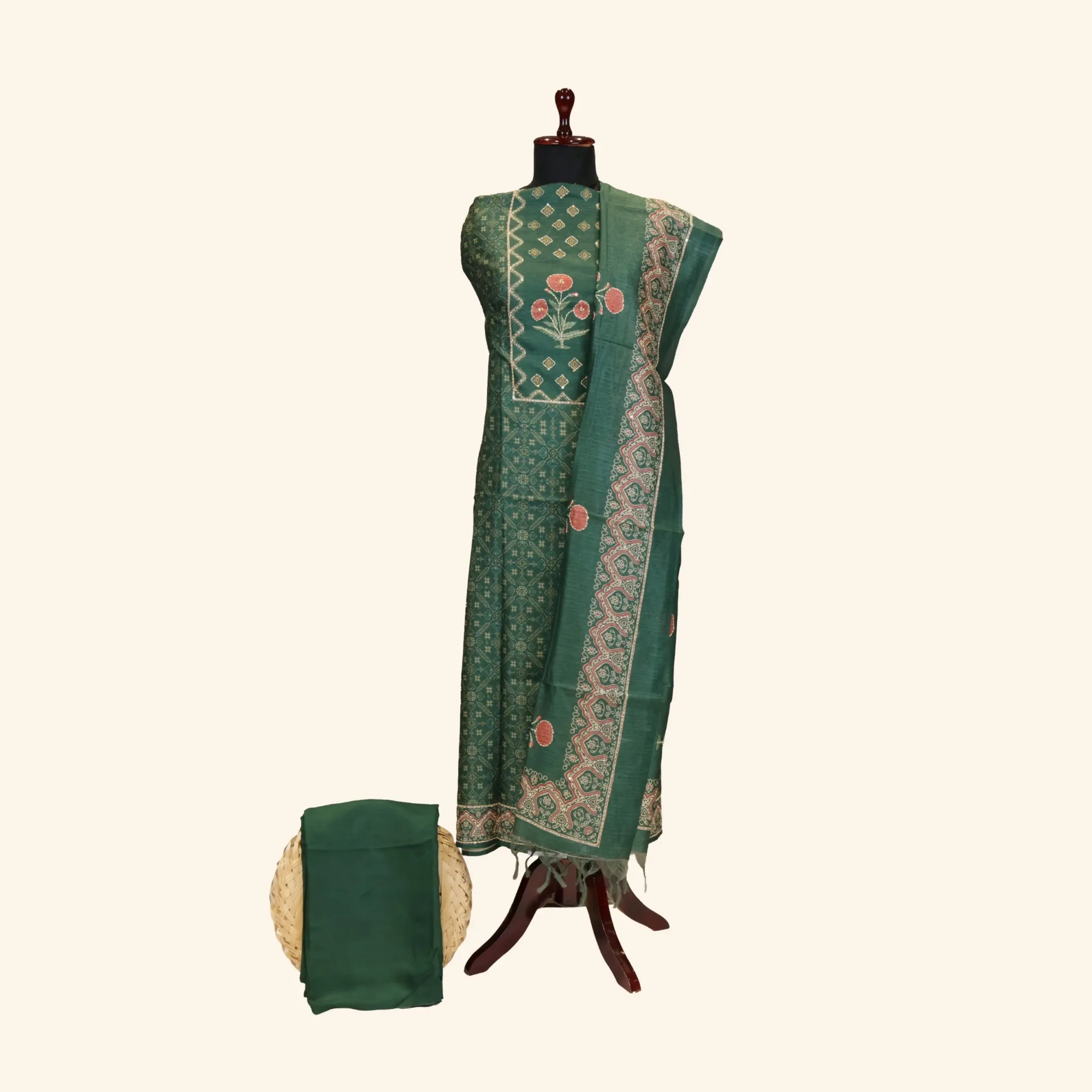 Green Tissue Dress Material (1) Green Tissue Dress Material (1)