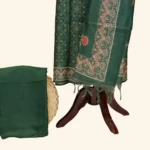 Green Tissue Dress Material (2)