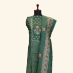 Green Tissue Dress Material (3)