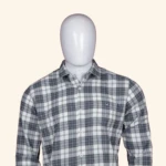 grey and charcoal plaid check Shirt (2)