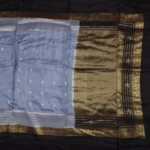 Grey Soft Silk Saree (2)