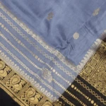 Grey Soft Silk Saree (5)