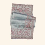 Ice Blue Glass Tissue Saree (1)
