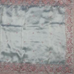 Ice Blue Glass Tissue Saree (2)