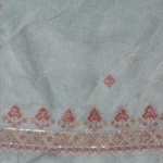 Ice Blue Glass Tissue Saree (4)
