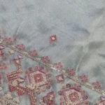 Ice Blue Glass Tissue Saree (5)