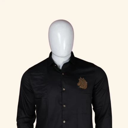 Jet Black Mens Shirt (2)