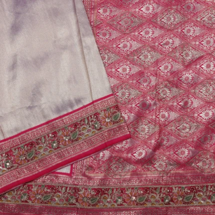 Lavender Tissue Banaras Saree (3)