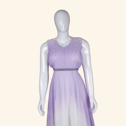 Lilac Long Frock (2)