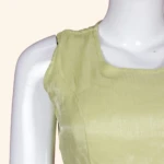 Lime Green Embellished Long Frock (5)