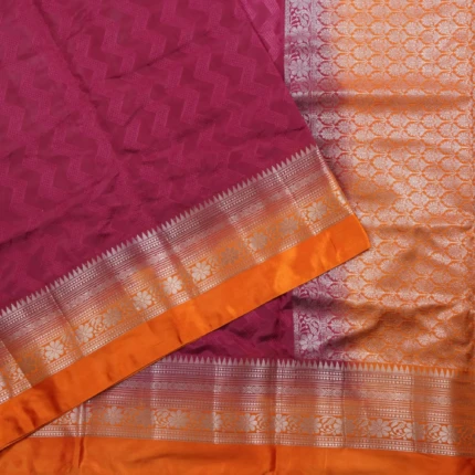 Magenta Fancy Saree (7)
