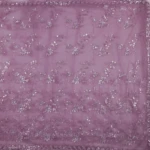 mauve netted designer saree (2)