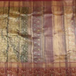 Mehandi Green Kanchipursm Pattu Saree (2)