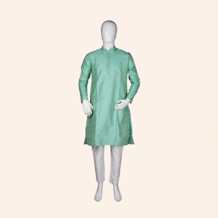 Men's Mint Green Kurtha Pyjama (1)