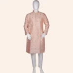Men's Peach Kurtha Pyjama (1)
