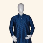 Men's Royal Blue Kurtha Pyjama (3)