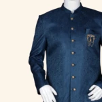 Men's Teal Blue Sherwani (4)