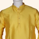 Men's Yellow Kurtha Pyjama (5)
