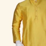 Men's Yellow Kurtha Pyjama (6)