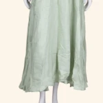 Mint Green Embroidered Long Frock (3)