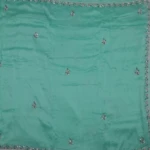 mint green Organza Saree (2)
