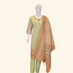 Multi Colour Kota Silk DRESS (1)
