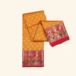 Mustard Kanchi Pattu Saree (1)