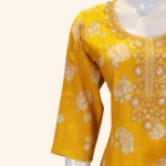 Mustard Kota Cotton Kurti Set (5)