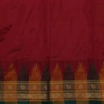 Mustard Temple Border Kanchipuram Pattu Saree (4)
