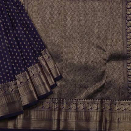 Navy Blue Kanchi Pattu (3)