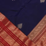Navy Blue Kanchi Pattu Saree (4)