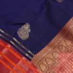 Navy Blue Kanchipuram Pattu Saree (5)