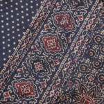 Navy Blue Polka Dot & Traditional Border (5)
