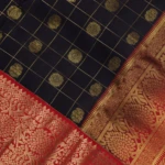 Navy Blue Vintage Kanchi Pattu (5)