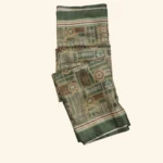 Olive Green Geometric & Traditional Motifs (1)